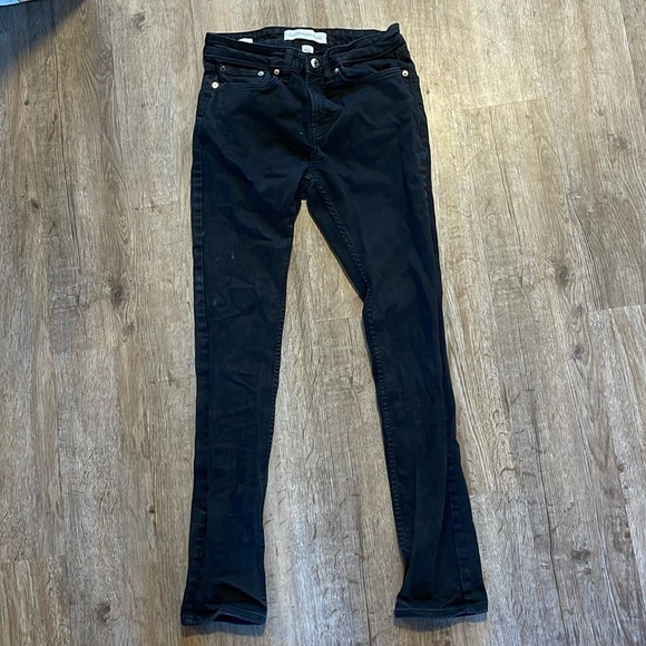 BLACK CALVIN KLEIN SKINNY JEANS (28x32) - Picture 1 of 8